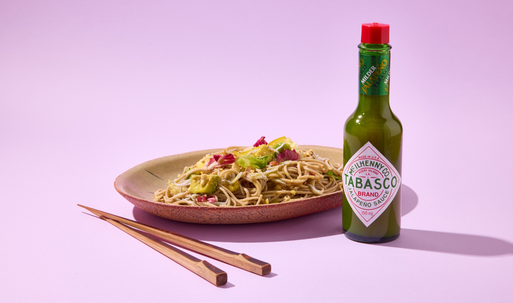 TABASCO® ハラペーニョソース ✕︎しらすとアボカドのそばサラダ